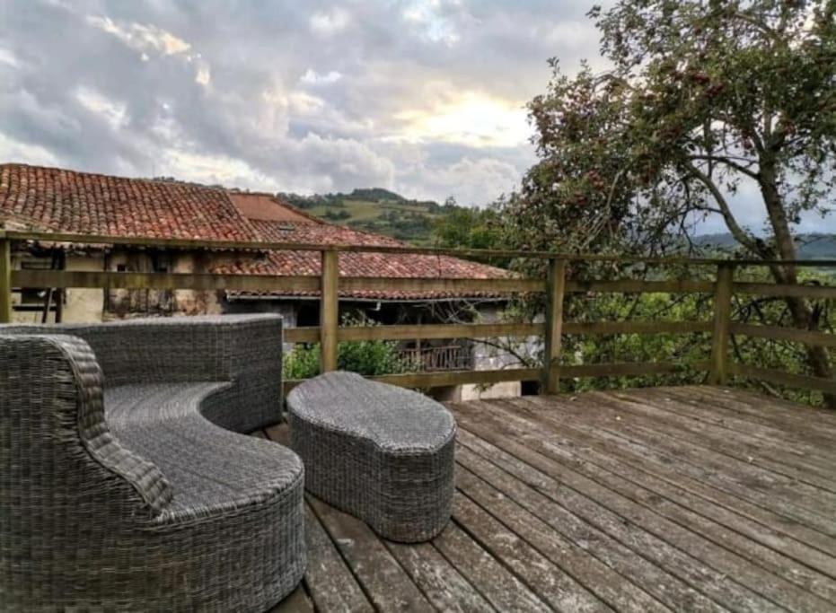Willa La Casina Roja - Santolaya De Cabranes Arboleya Zewnętrze zdjęcie